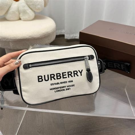 burberry canvas belt bag|Burberry belt bag women.